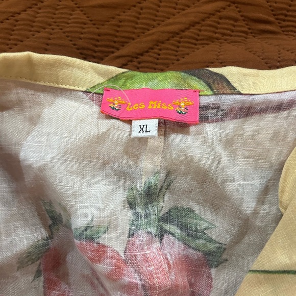 Fruit Patterned Women’s Button Down - Picture 2 of 4